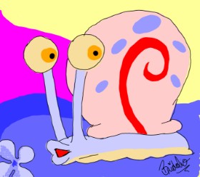 Drawing of Snail by BRIDALIO🍌