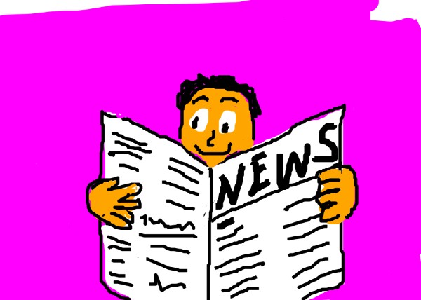 Anonymous の 新聞 の絵