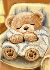 Drawing of Teddy bear by ⋆su⋆vinci彡
