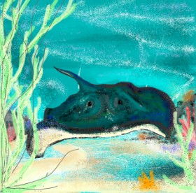 Рисунок на тему «Скат» — автор: SIREN