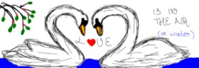kari の 白鳥 の絵