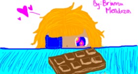 Kat >:3 の チョコレート の絵
