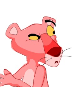 Drawing of Pink Panther by °•Momy✨