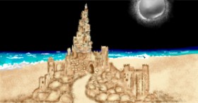 Sandburg-Zeichnung von Eclat de Lune