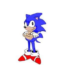 XD の ソニック・ザ・ヘッジホッグ の絵