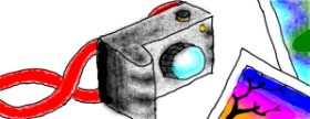 Uniqua の カメラ の絵