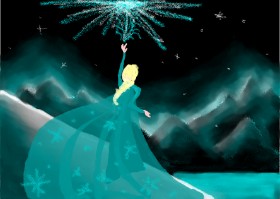 Mimps35 の エルサ（ディズニー） の絵