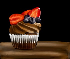 Рисунок на тему «Маффин» — автор: Lou