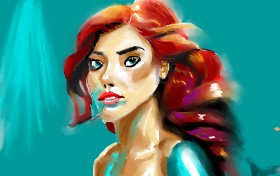 Herbert の 人魚 の絵