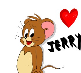 Loves の ジェリー（トムとジェリー） の絵