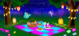 Drawing of Picnic by Kim
