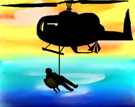 Helikopter - autor: Freny