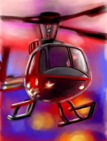 Helikopter - autor: ⋆su⋆vinci彡