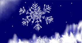 Eclat de Lune の 雪の結晶 の絵