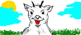 bogi の ヤギ の絵