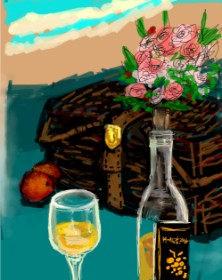 Drawing of Picnic by Mea