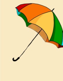 Drawing of Umbrella by Fries🥂