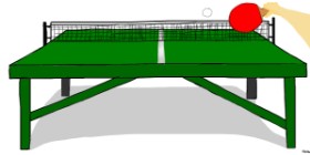 Drawing of Table by Swimmer