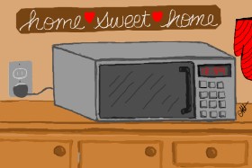 Рисунок на тему «Микроволновая печь» — автор: TaraEcho
