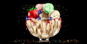 Drawing of Ice cream by Eclat de Lune