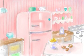 Kühlschrank-Zeichnung von chelanoodle 