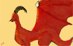 Drawing of Dragon by Obnoxious But Consistent