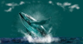 Eclat de Lune の クジラ の絵
