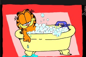Drawing of Bathtub by InessA