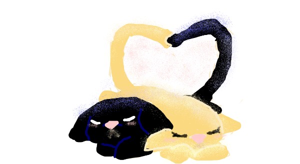 Katze-Zeichnung von cookie karr