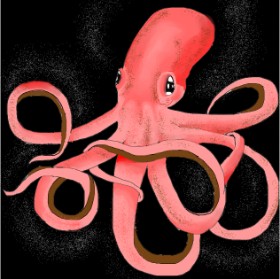 Drawing of Octopus by Kunal