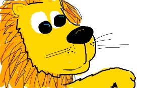 Drawing of Lion by Anonymous