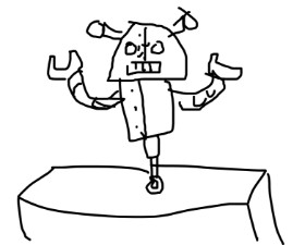 dei の ロボット の絵