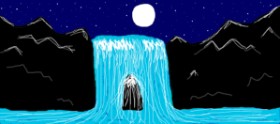 Рисунок на тему «Водопад» — автор: Sorya