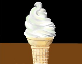 Drawing of Ice cream by Cec