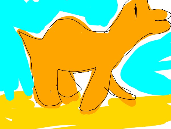 Рисунок на тему «Верблюд» — автор: That One Llama