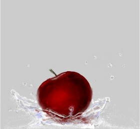 Рисунок на тему «Яблоко» — автор: Jamilynn