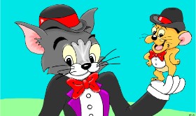 Drawing of Jerry (Tom & Jerry) by Flowerpot