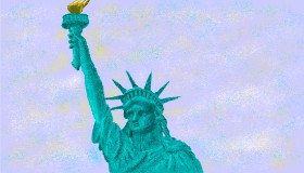 Drawing of Statue of Liberty by Sam