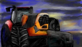 Mia の トラクター の絵