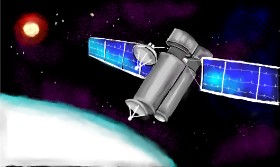 Tim の 衛星 の絵