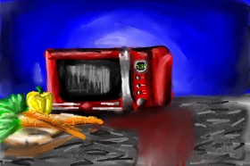 Рисунок на тему «Микроволновая печь» — автор: Mia