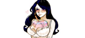 аляулюп の 誕生日ケーキ の絵