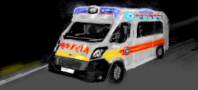 Labyrinth の 救急車 の絵
