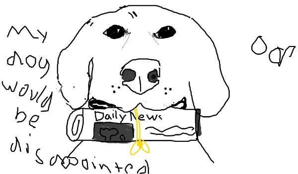 BRODY SMELLS の 新聞 の絵