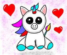 Drawing of Unicorn by Zerous 👩‍🎤