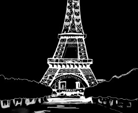 ImagineBastille の エッフェル塔 の絵