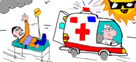 eli の 救急車 の絵