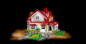 Drawing of House by Eclat de Lune