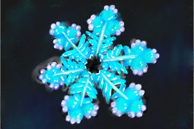 Unknown の 雪の結晶 の絵