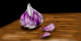 Рисунок на тему «Чеснок» — автор: Eclat de Lune